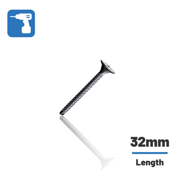 Evolution EVOLUTION WHX Cementitious Self Drilling Board Screw - 32mm 32mm