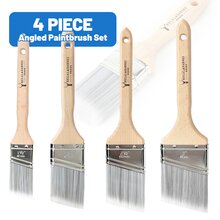 Regal & Barnes 4 Piece Angled Paintbrush Set