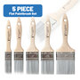  5 Piece Flat Paint Brush Set
