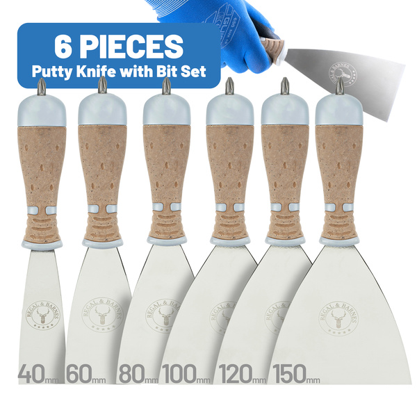 Regal & Barnes 6 Piece Putty Knife with Bit Set