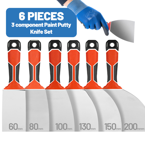 Regal & Barnes 6 Piece 3 Component Paint Putty Knife Set