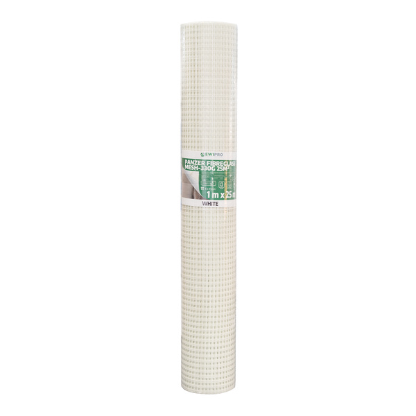 EWI Pro Panzer Fibreglass Reinforcement Mesh (330g/m²) - 25m²