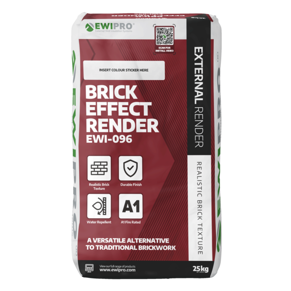 EWI Pro Brick Effect Render (EWI-096) - 25kg Red Brick Red Brick