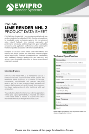 EWI-746 Lime Render NHL 2 - Product Data Sheet.pdf