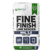 EWI Pro Fine Finish Lime Render NHL 2.0 (EWI-746F) - 25kg
