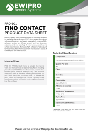 PRO-601 FINO Contact Primer  - Product Data Sheet.pdf