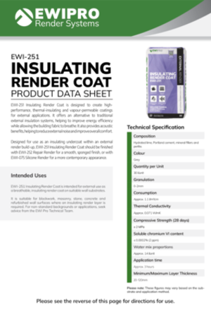 EWI-251 Insulating Render Coat - Product Data Sheet.pdf