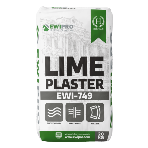 EWI Pro Fine Finish Lime Plaster - Internal / External (EWI-749) - 20kg