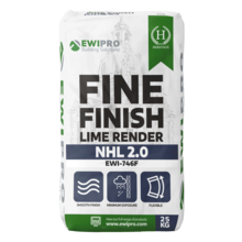 EWI Pro Fine Finish Lime Render NHL 2.0 (EWI-746F) - 25kg