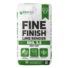 EWI Pro Fine Finish Lime Render NHL 3.5 (EWI-747F) - 23kg