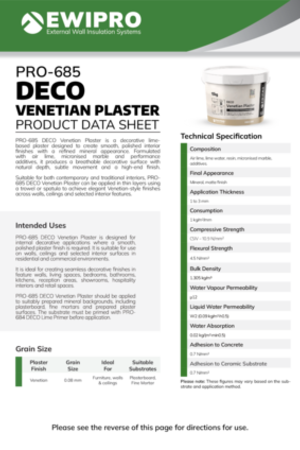 PRO-685 DECO Venetian Plaster - Product Data Sheet.pdf