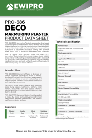PRO-686 DECO Marmorino Plaster - Product Data Sheet.pdf
