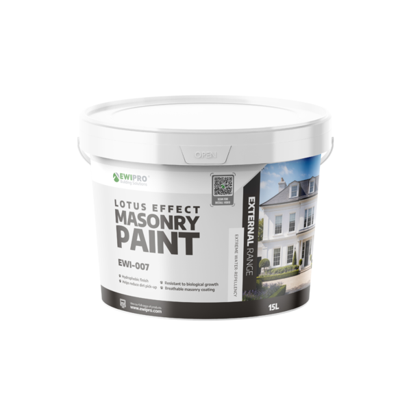 EWI Pro Lotus Effect Masonry Paint (EWI-007) - 15L