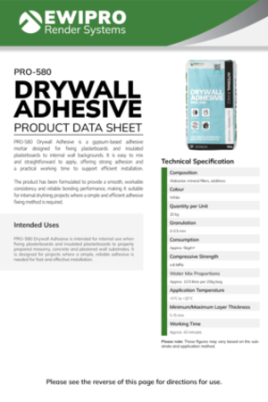 PRO-580 Drywall Adhesive - Product Data Sheet.pdf