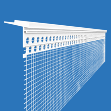 Likov uPVC Flexible Window Sill Bead with Mesh (2m)