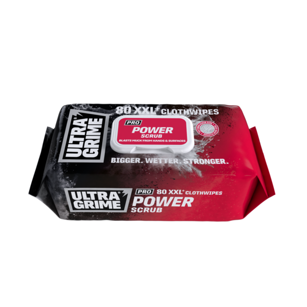 UltraGrime UltraGrime Pro Power Scrub XXL Cleaning Wipes - Pack of 80