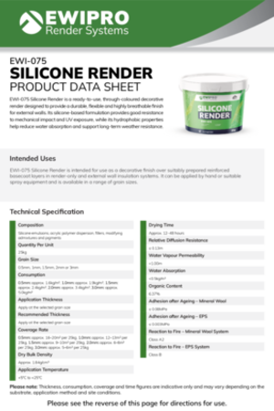 NEW EWI-075 Silicone Render - Product Data Sheet.pdf