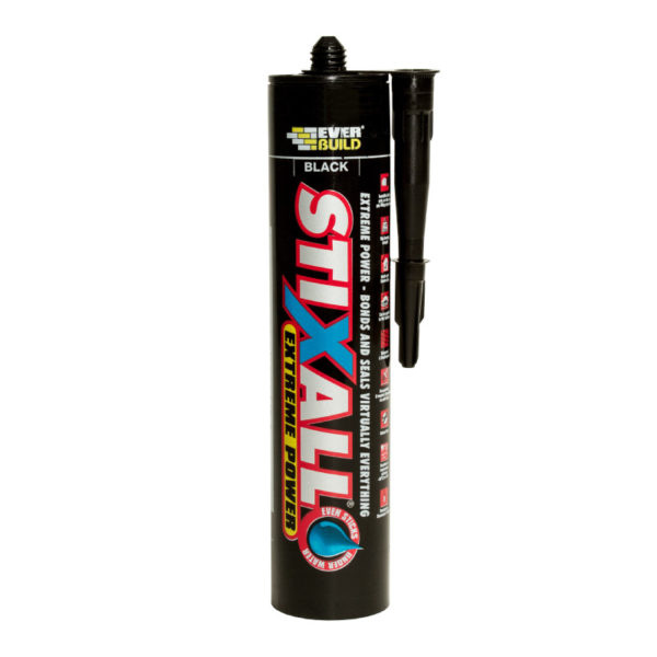Everbuild Stixall Silicone Sealant - Black
