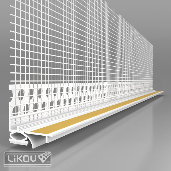 Likov Window Reveal Bead with Protective Lip & Mesh (2.6m)