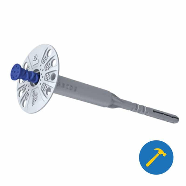 Rawlplug RAWLPLUG - Metal Hammer Fixing (RWL-R-TFIX-8M) - 215mm (Box of 100) 215mm (Box of 100)