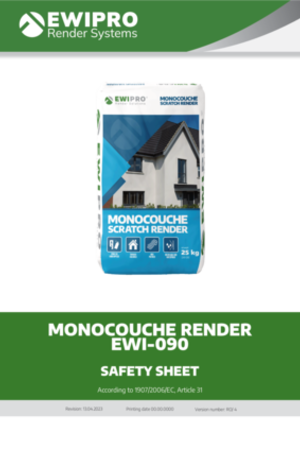 EWI-090 Monocouche Render Safety Data Sheet.pdf