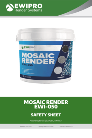 EWI-050 Mosaic Render Safety Data Sheet.pdf