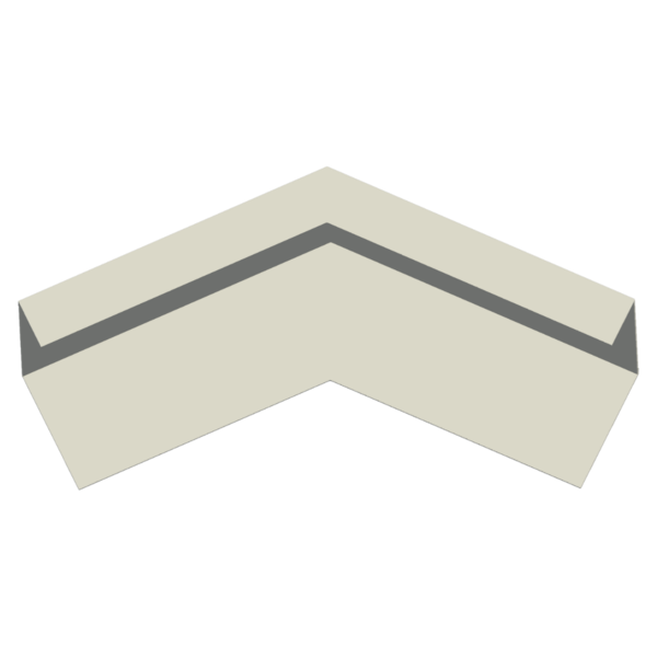 Roofline Closure System  - Apex Connector (downlip)  140mm