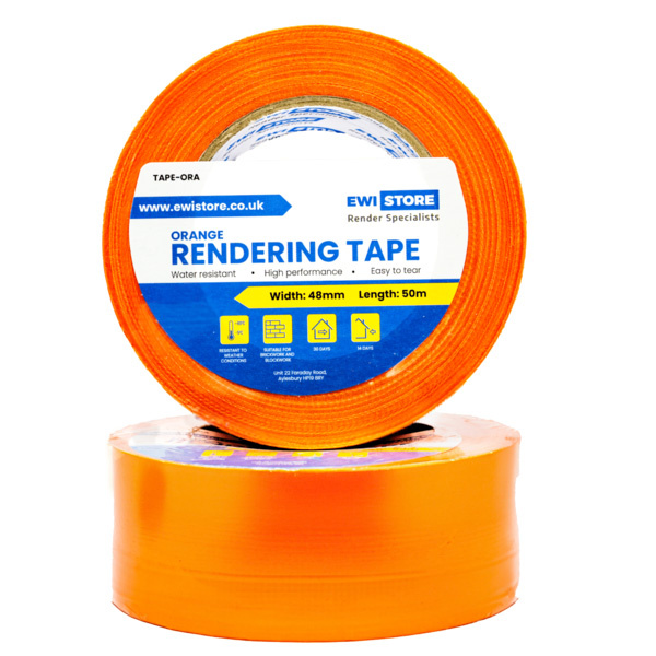 EWI Store EWI Store - Rendering Tape - Orange 48mm x 50m