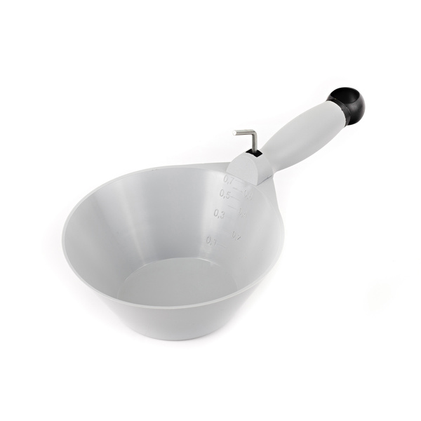 EWI Trade Basics PVC Plastering Scoop - 165mm - Grey