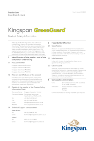 kingspan-greenguard-safety-information-en-gb-ie.pdf
