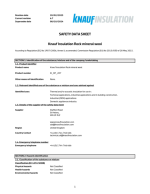 Rock Mineral Wool - Safety Data Sheet.pdf