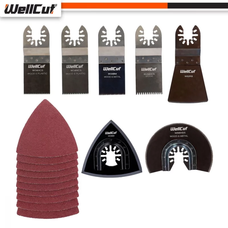 WellCut multi-tool accessory set