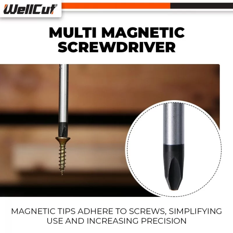 8 piece magnetic screwdriver