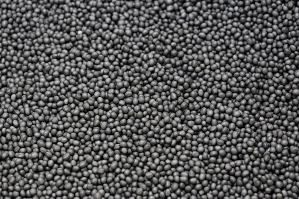 Polystyrene balls used for blown in insulation